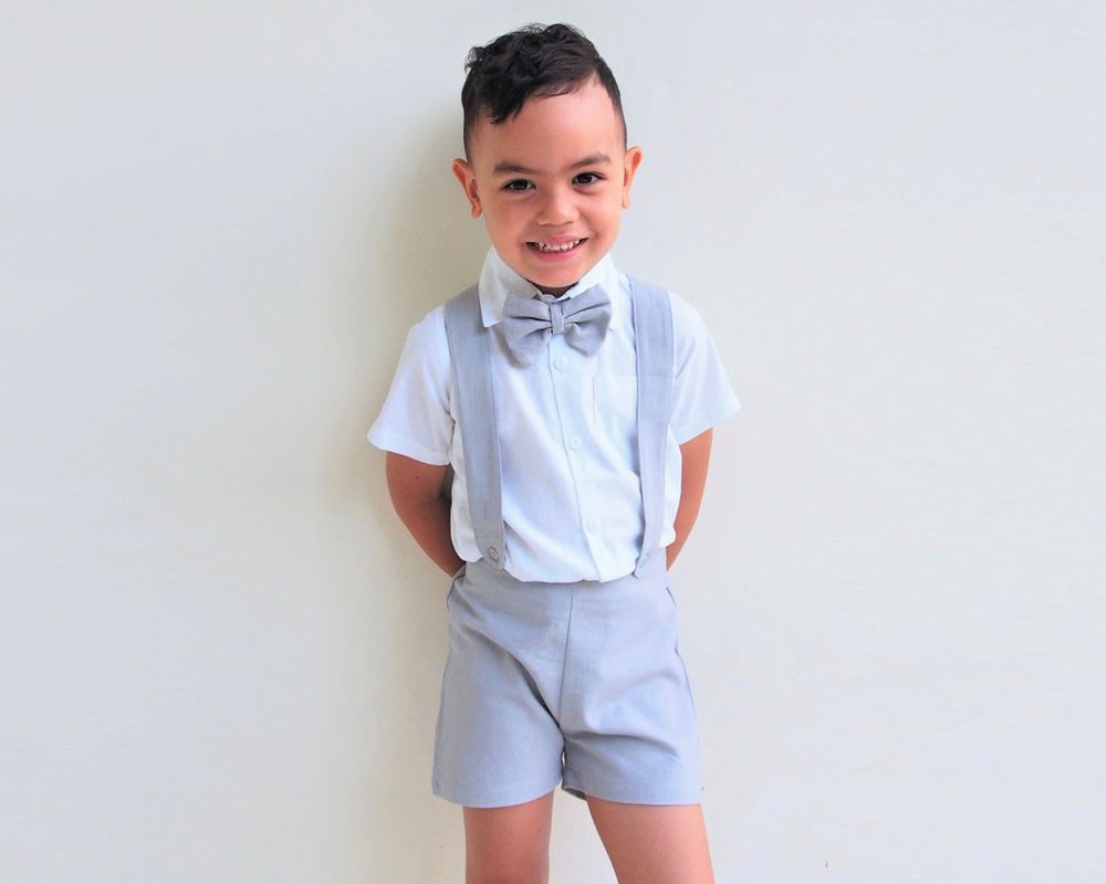 kids linen suit