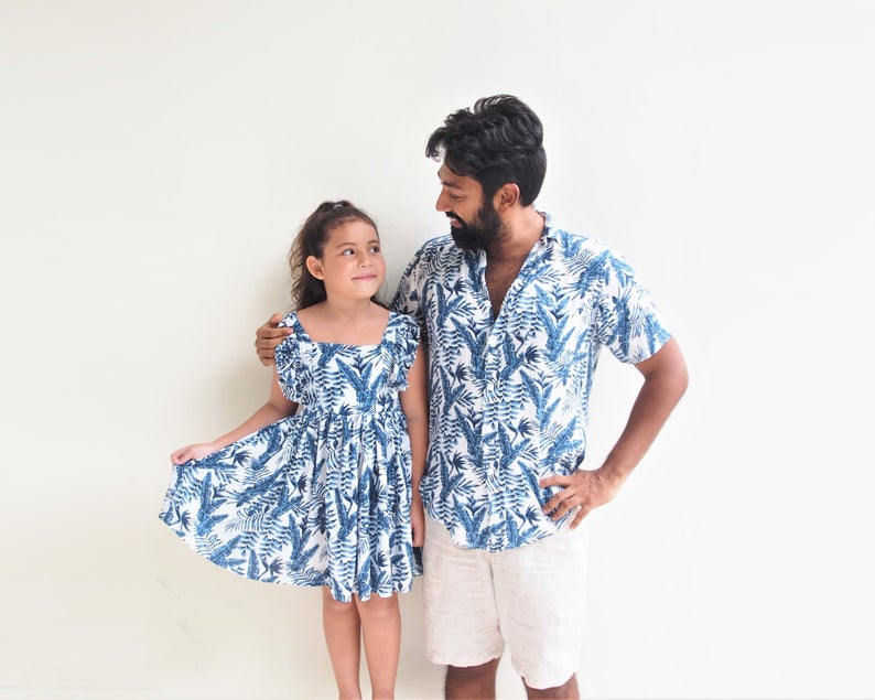 dad and baby matching outfits