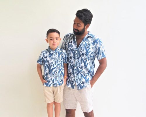 father son matching shirt and onesie